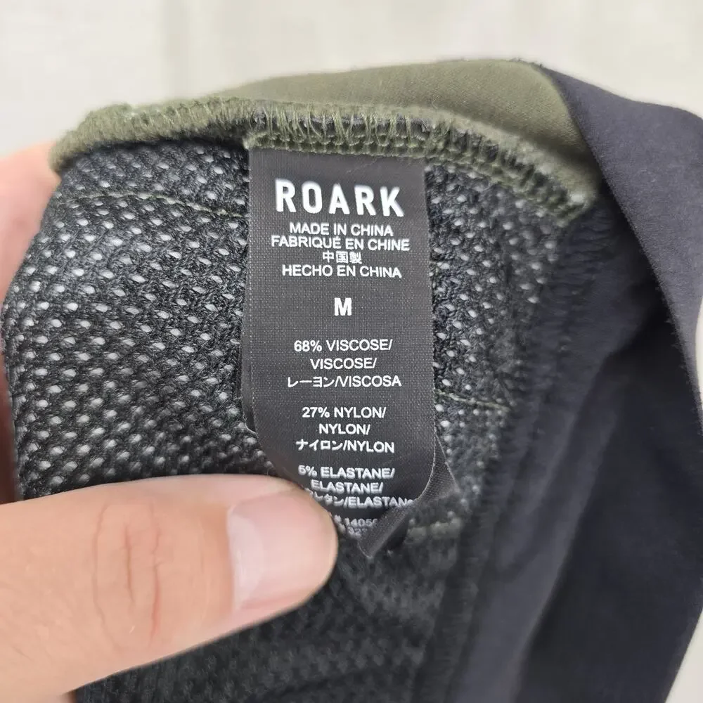Roark Run Amok El Morro Fleece Pants Mens Medium Green Joggers RP284 Running